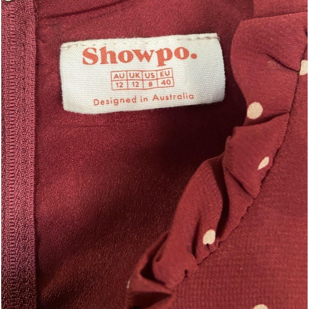 SHOWPO Moving Spots Sheer Sleeves Ruffle Front Top - Picture 3 of 5
